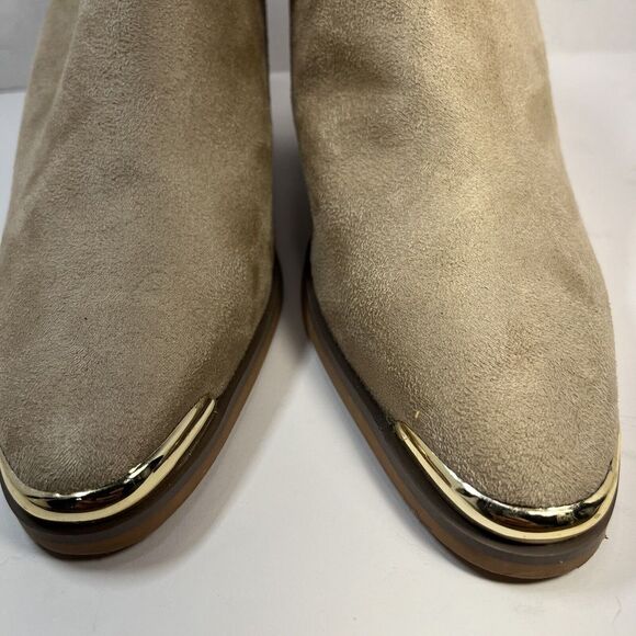 Comfort EST. 1946 Booties Slip On Mules Tan Beige Pointed Toe Cato Size 8 M - Picture 2 of 13